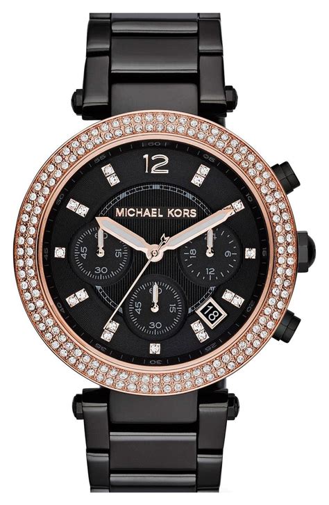 michael kors parker chronograph bracelet watch 39mm|Michael Kors women's parker watch.